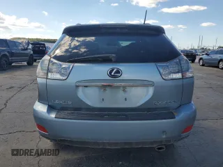 2008 Lexus RX 400h with VIN JTJGW31U382007957, listed as a Copart auction lot 72762994 with 268,053 mi miles and Salvage Title. Bid and sale history available at DreamBid. Image 6.