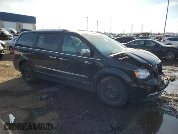 2013 Chrysler Town & Country Limited with VIN 2C4RC1GG1DR766970, listed as a Copart auction lot 48457405 with 183,789 mi miles and Clean Title. Bid and sale history available at carsss.com. Image 4.