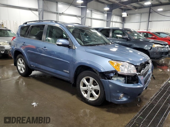 2010 Toyota RAV4 Limited with VIN 2T3DF4DV2AW028019, listed as a Copart auction lot 60052535 with 123,243 mi miles and Salvage title. Bid and sale history available at DreamBid. Image 4.