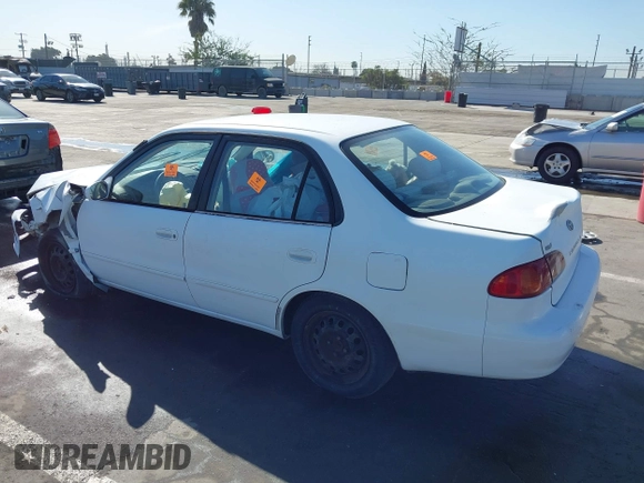2002 Toyota Corolla CE with VIN 2T1BR12EX2C523872, listed as a IAAI auction lot 41831610 with Not provided miles and . Bid and sale history available at DreamBid. Image 3.