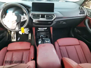 2022 BMW X4 xDrive30i with VIN 5UX33DT0XN9K76582, listed as a Copart auction lot 58791353 with 0 mi miles. Bid and sale history available at carsss.com. Image 8.