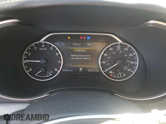 2017 Nissan Maxima SV with VIN 1N4AA6AP8HC440368, listed as a Copart auction lot 48684055 with 96,400 mi miles and Salvage Title. Bid and sale history available at DreamBid. Image 9.