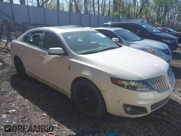 2010 Lincoln MKS w/EcoBoost with VIN 1LNHL9FT3AG611242, listed as a IAAI auction lot 42142027 with 103,758 mi miles. Bid and sale history available at carsss.com. Image 1.