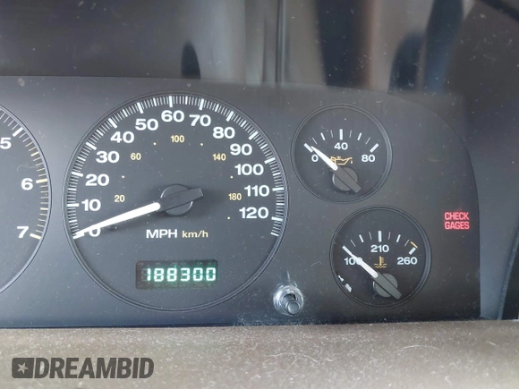 1999 Jeep Grand Cherokee Limited z VIN 1J4GW68N5XC630910, wystawiony jako IAAI lot #42380978 z przebiegiem 188 300 mil mil oraz . Historia ofert i sprzedaży dostępna na DreamBid. Obrazek 7.
