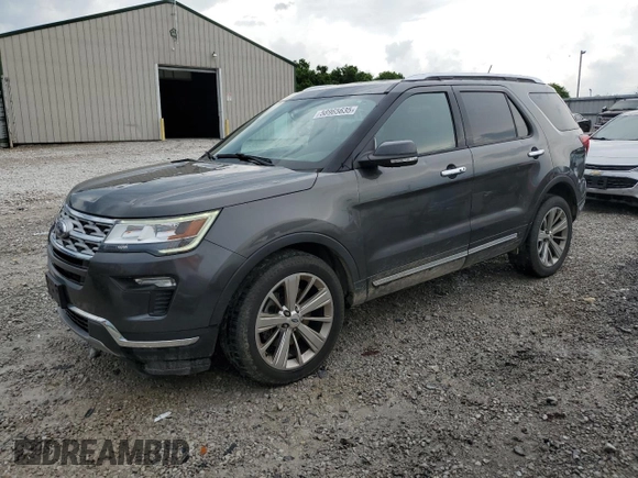2019 Ford Explorer Limited with VIN 1FM5K8F85KGB16005, listed as a Copart auction lot 58965635 with 141,224 mi miles and Salvage title. Bid and sale history available at DreamBid. Image 1.
