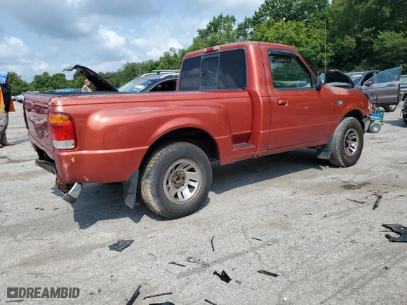 1998 Ford Ranger XL with VIN 1FTYR10C4WPB03883, listed as a Copart auction lot 64930944 with 257,722 mi miles and Salvage Title. Bid and sale history available at carsss.com. Image 3.