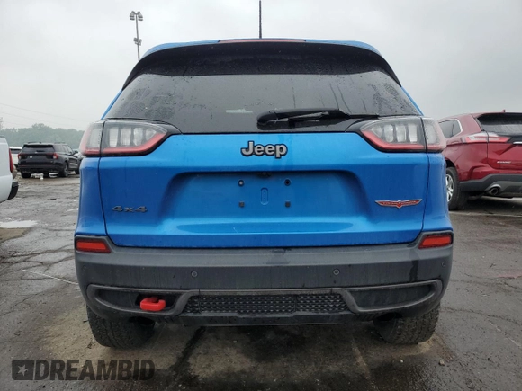 2019 Jeep Cherokee Trailhawk with VIN 1C4PJMBX7KD308842, listed as a Copart auction lot 59807225 with 65,908 mi miles and Clean title. Bid and sale history available at DreamBid. Image 6.