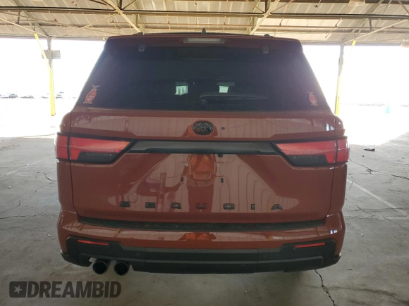 2024 Toyota Sequoia SR5 with VIN 7SVAAABA4RX037155, listed as a Copart auction lot 81374134 with 5,439 mi miles and Salvage Title. Bid and sale history available at carsss.com. Image 6.