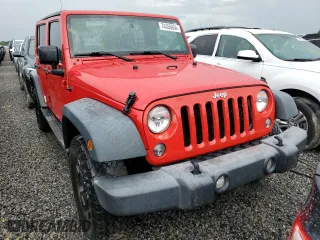 2018 Jeep Wrangler JK Unlimited Sport S with VIN 1C4BJWDG6JL891167, listed as a Copart auction lot 74056854 with 99,732 mi miles and Non Repairable. Bid and sale history available at carsss.com. Image 5.
