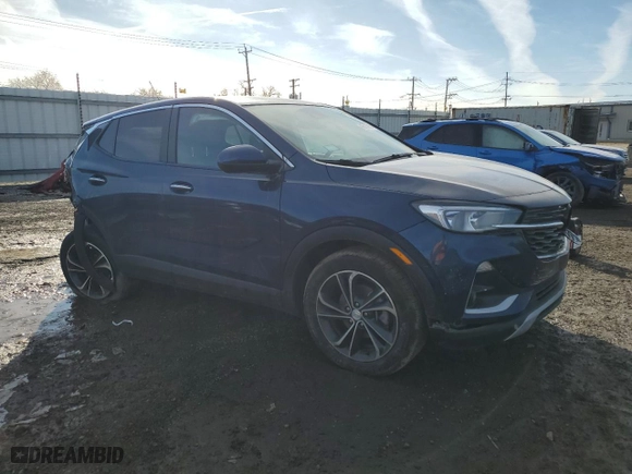 2023 Buick Encore GX Preferred with VIN KL4MMBS28PB129368, listed as a Copart auction lot 44514315 with 60,237 mi miles and Salvage Title. Bid and sale history available at carsss.com. Image 4.