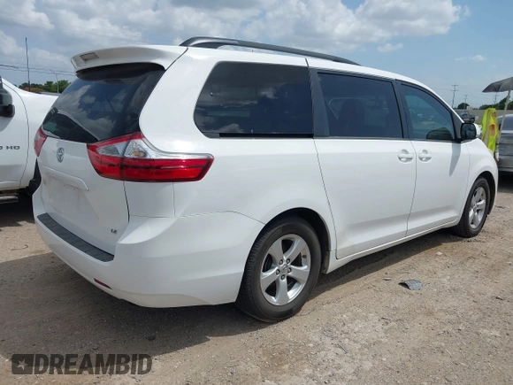 2017 Toyota Sienna LE Auto Access Seat with VIN 5TDKZ3DC3HS828606, listed as a IAAI auction lot 42540320 with 146,351 mi miles and . Bid and sale history available at DreamBid. Image 4.