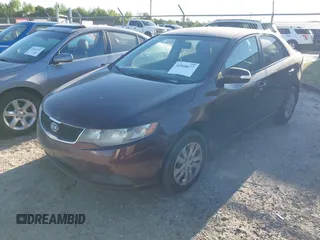 2010 Kia Forte EX with VIN KNAFU4A26A5306448, listed as a IAAI auction lot 42048677 with 172,095 mi miles. Bid and sale history available at carsss.com. Image 2.