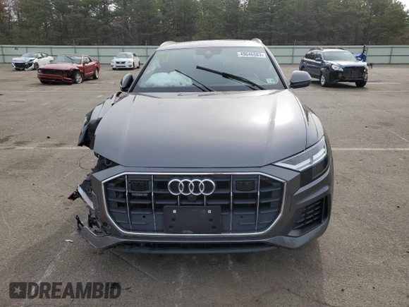 2019 Audi Q8 Premium Plus with VIN WA1BVAF15KD025823, listed as a Copart auction lot 49646583 with 59,976 mi miles. Bid and sale history available at carsss.com. Image 5.