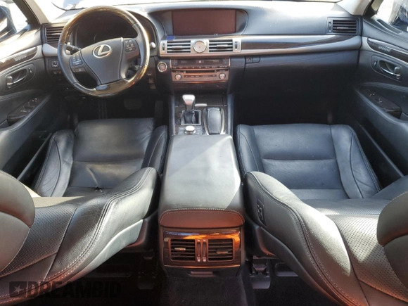 2014 Lexus LS 460 L with VIN JTHGL5EF6E5053407, listed as a Copart auction lot 86122884 with 105,023 mi miles and Salvage title. Bid and sale history available at DreamBid. Image 8.