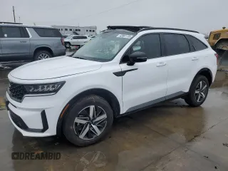 2023 Kia Sorento EX z VIN 5XYRH4LF5PG240060, wystawiony jako Copart lot #42861135 z przebiegiem 7 086 mil mil oraz Szkoda całkowita • Salvage title. Historia ofert i sprzedaży dostępna na DreamBid. Obrazek 1.