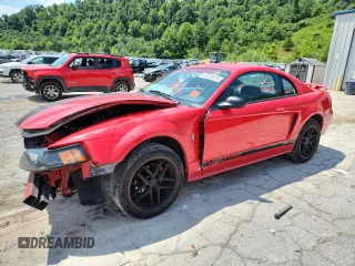 2002 Ford Mustang Standard with VIN 1FAFP40432F117447, listed as a Copart auction lot 63213375 with Not provided miles and Salvage title. Bid and sale history available at DreamBid. Image 1.