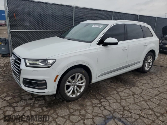 2017 Audi Q7 Premium Plus with VIN WA1LAAF73HD018687, listed as a Copart auction lot 62917895 with 110,067 mi miles and Clean title. Bid and sale history available at DreamBid. Image 1.