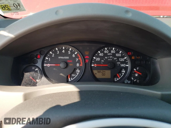 2010 Nissan Xterra S with VIN 5N1AN0NU4AC501051, listed as a Copart auction lot 61019815 with 78,534 mi miles and Salvage title. Bid and sale history available at DreamBid. Image 9.