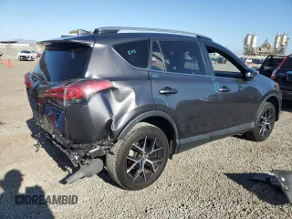 2017 Toyota RAV4 SE with VIN JTMNFREV0HJ706274, listed as a Copart auction lot 61437185 with 93,478 mi miles and Salvage title. Bid and sale history available at DreamBid. Image 3.