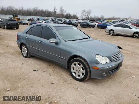 2006 Mercedes-Benz C 280 Luxury with VIN WDBRF54H96A839892, listed as a Copart auction lot 47498505 with 130,104 mi miles and Salvage Title. Bid and sale history available at DreamBid. Image 4.