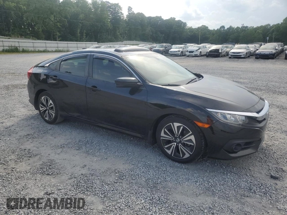 2018 Honda Civic EX-L z VIN JHMFC1F73JX037093, wystawiony jako Copart lot #55289575 z przebiegiem 70 318 mil mil oraz Szkoda całkowita • Salvage title. Historia ofert i sprzedaży dostępna na DreamBid. Obrazek 4.