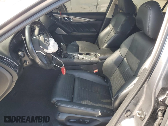 2019 Infiniti Q50 Luxe z VIN JN1EV7AP7KM519508, wystawiony jako Copart lot #53206555 z przebiegiem 88 415 mil mil oraz Nie do naprawy • Non repairable. Historia ofert i sprzedaży dostępna na DreamBid. Obrazek 7.