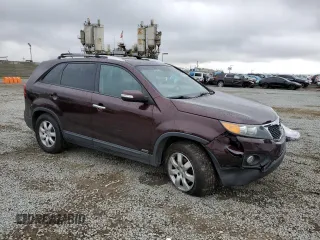 2012 Kia Sorento LX with VIN 5XYKTDA60CG239976, listed as a Copart auction lot 51250855 with 91,015 mi miles and Salvage Title. Bid and sale history available at carsss.com. Image 4.