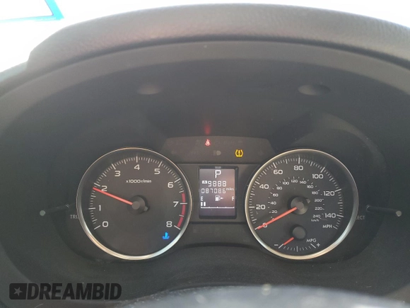 2015 Subaru Impreza 2.0i z VIN JF1GPAA69F8252803, wystawiony jako Copart lot #49674435 z przebiegiem 87 086 mil mil oraz Szkoda całkowita • Salvage title. Historia ofert i sprzedaży dostępna na DreamBid. Obrazek 9.