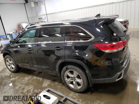 2019 Toyota Highlander Hybrid Limited with VIN 5TDDGRFH7KS053812, listed as a Copart auction lot 51687295 with 77,700 mi miles and Salvage title. Bid and sale history available at DreamBid. Image 2.