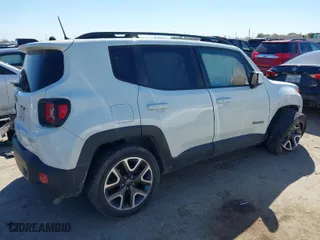 2018 Jeep Renegade Latitude with VIN ZACCJABB3JPG70586, listed as a IAAI auction lot 41721623 with 130,782 mi miles. Bid and sale history available at carsss.com. Image 4.