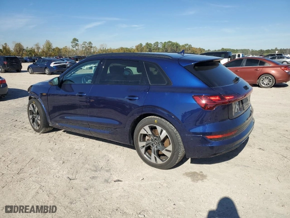 2022 Audi e-tron Premium with VIN WA1AAAGE1NB033863, listed as a Copart auction lot 84621644 with 60,296 mi miles and Salvage Title. Bid and sale history available at carsss.com. Image 2.