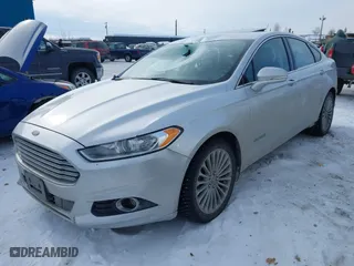 2014 Ford Fusion Titanium Hybrid with VIN 3FA6P0RU1ER291455, listed as a IAAI auction lot 41821152 with 108,408 mi miles. Bid and sale history available at carsss.com. Image 17.