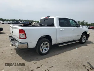 2021 Ram 1500 Big Horn with VIN 1C6SRFFTXMN696546, listed as a Copart auction lot 57255845 with 64,550 mi miles and Salvage title. Bid and sale history available at DreamBid. Image 3.
