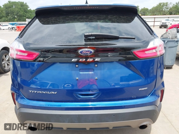 2022 Ford Edge Titanium with VIN 2FMPK4K90NBA94541, listed as a IAAI auction lot 42133166 with 58,844 mi miles. Bid and sale history available at carsss.com. Image 16.