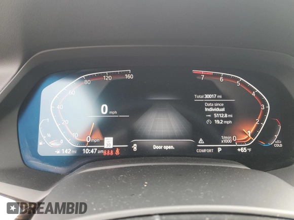 2020 BMW X5 xDrive40i with VIN 5UXCR6C09L9C95232, listed as a Copart auction lot 60697765 with 30,017 mi miles and Salvage title. Bid and sale history available at DreamBid. Image 9.