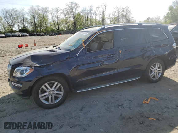 2015 Mercedes-Benz GL with VIN 4JGDF6EE8FA524907, listed as a Copart auction lot 51200444 with 146,389 mi miles. Bid and sale history available at carsss.com. Image 1.