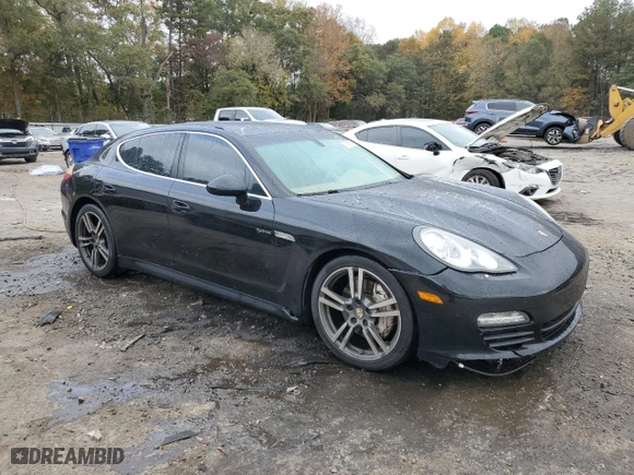 2013 Porsche Panamera S Hybrid with VIN WP0AD2A73DL045082, listed as a Copart auction lot 78989884 with 122,866 mi miles and Salvage Title. Bid and sale history available at carsss.com. Image 4.