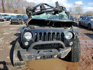 2017 Jeep Wrangler Willys Wheeler with VIN 1C4AJWAG4HL600496, listed as a Copart auction lot 42083985 with Not Provided miles and Salvage Title. Bid and sale history available at DreamBid. Image 5.