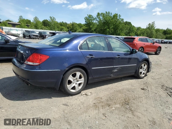 2006 Acura RL with VIN JH4KB16556C001484, listed as a Copart auction lot 58545855 with 118,218 mi miles and Clean title. Bid and sale history available at DreamBid. Image 3.