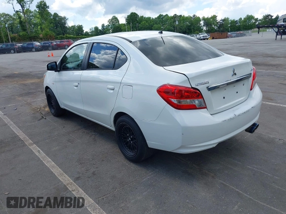 2017 Mitsubishi Mirage ES z VIN ML32F3FJ3HH000535, wystawiony jako IAAI lot #42279044 z przebiegiem 98 289 mil mil oraz . Historia ofert i sprzedaży dostępna na DreamBid. Obrazek 3.