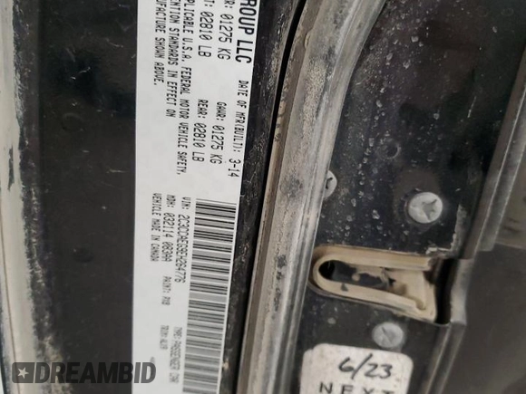 2014 Chrysler 300 with VIN 2C3CCAEG9EH264776, listed as a Copart auction lot 82215104 with 0 mi miles and Salvage Title. Bid and sale history available at carsss.com. Image 13.