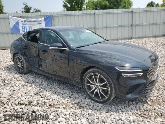 2025 Genesis G70 2.5T with VIN KMTG34SC3SU150511, listed as a Copart auction lot 64469965 with 15,861 mi miles and Clean title. Bid and sale history available at DreamBid. Image 4.
