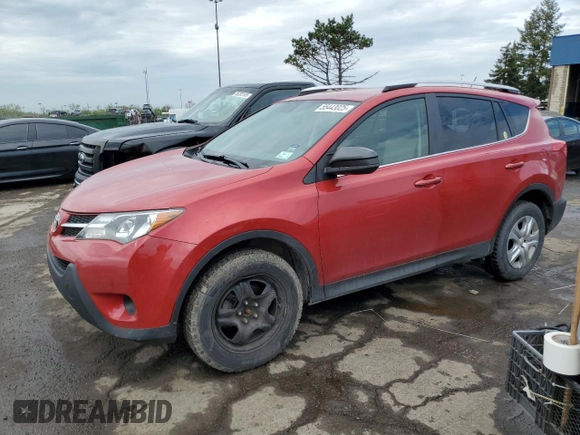 2015 Toyota RAV4 LE with VIN JTMBFREV4FJ029908, listed as a Copart auction lot 55443025 with 73,873 mi miles and Clean Title. Bid and sale history available at carsss.com. Image 1.
