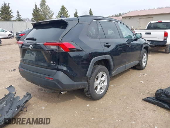 2020 Toyota RAV4 XLE with VIN 2T3P1RFV8LC061598, listed as a IAAI auction lot 41850442 with 40,175 mi miles and . Bid and sale history available at DreamBid. Image 4.