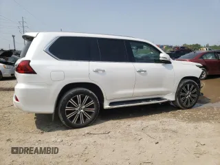 2018 Lexus LX with VIN JTJHY7AXXJ4271932, listed as a Copart auction lot 52325443 with 48,654 mi miles and Salvage Title. Bid and sale history available at carsss.com. Image 3.