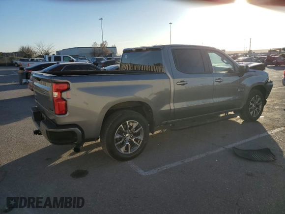 2021 Chevrolet Silverado 1500 RST with VIN 1GCPWDED6MZ174009, listed as a Copart auction lot 85720454 with 45,277 mi miles and Salvage Title. Bid and sale history available at carsss.com. Image 3.