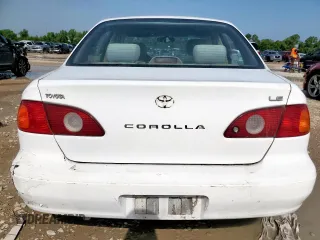 2002 Toyota Corolla CE with VIN 1NXBR12E32Z592708, listed as a Copart auction lot 62866195 with 226,871 mi miles and Clean title. Bid and sale history available at DreamBid. Image 6.