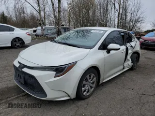 2021 Toyota Corolla LE with VIN JTDEPMAE1MJ121204, listed as a Copart auction lot 48439165 with 68,744 mi miles and Salvage Title. Bid and sale history available at carsss.com. Image 1.