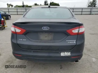 2014 Ford Fusion Titanium Hybrid with VIN 3FA6P0RU3ER219947, listed as a Copart auction lot 53566235 with 186,846 mi miles and Salvage Title. Bid and sale history available at carsss.com. Image 6.