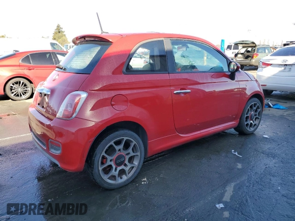 2012 FIAT 500 Sport z VIN 3C3CFFBRXCT265076, wystawiony jako Copart lot #44027935 z przebiegiem 141 478 mil mil oraz Szkody całkowita. Historia ofert i sprzedaży dostępna na DreamBid. Obrazek 3.